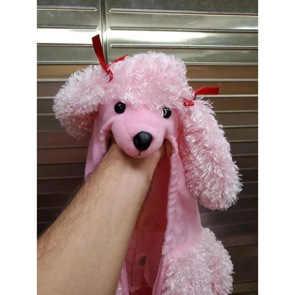 Toddler Pink Poodle Hooded Costume Outfit